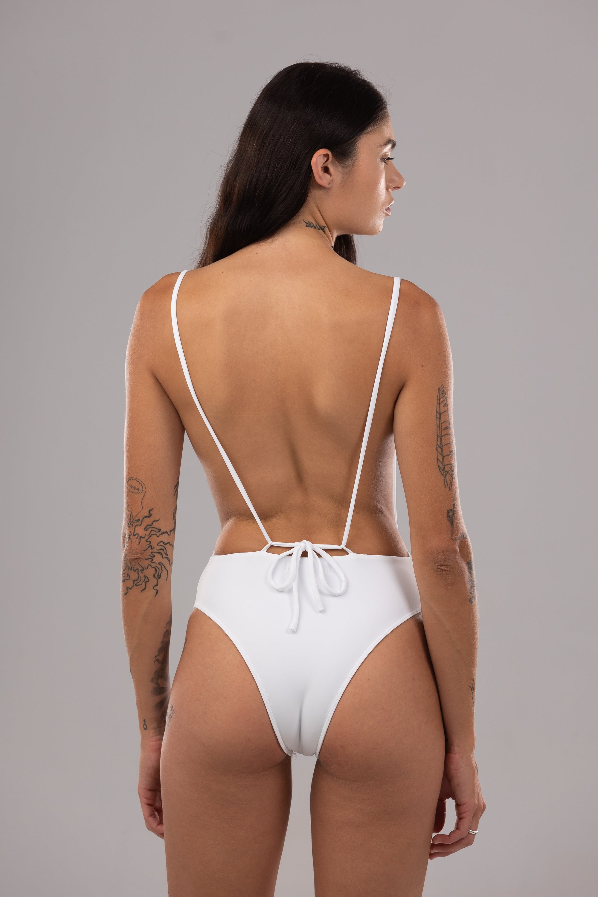 Bañador de una pieza - Blanco