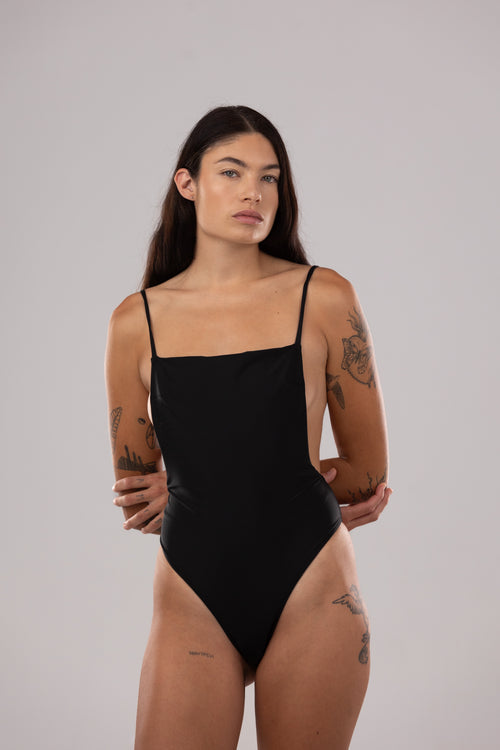Bañador de una pieza - Negro