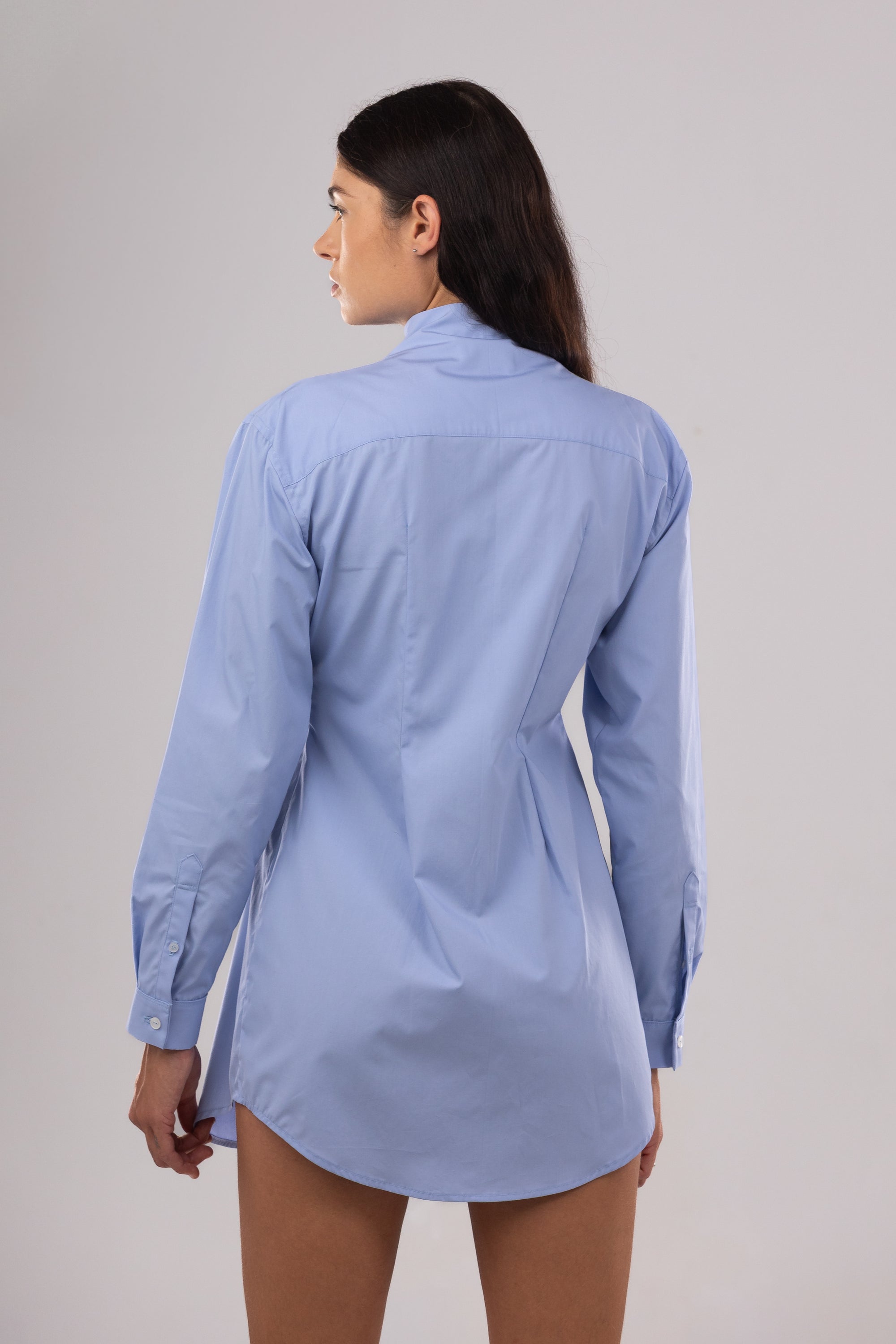 Vestido Camisero Manga Larga