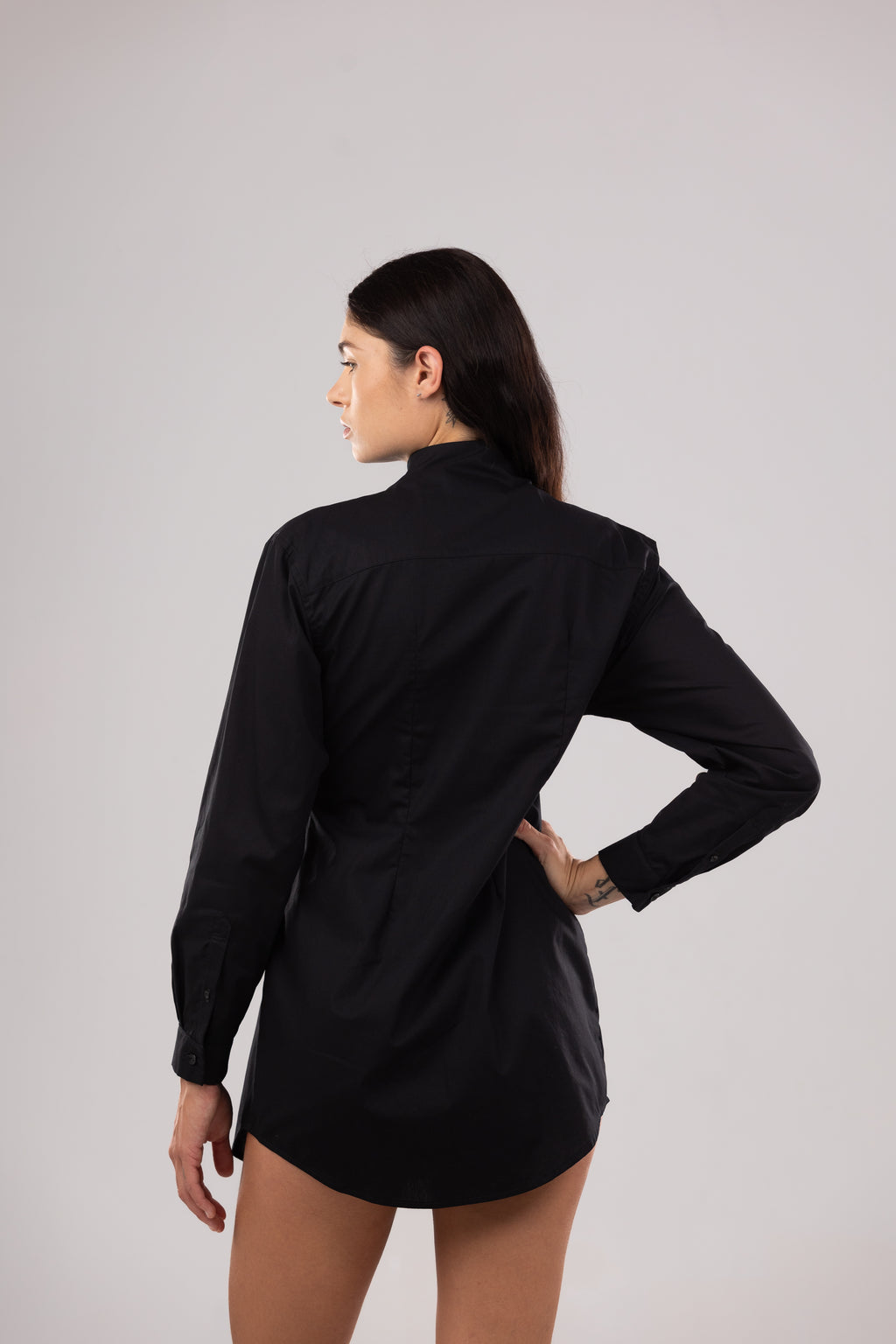 Vestido Camisero Manga Larga